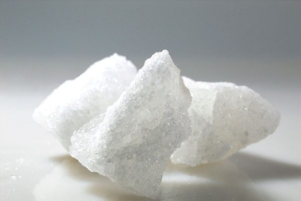 stone white crystal salt